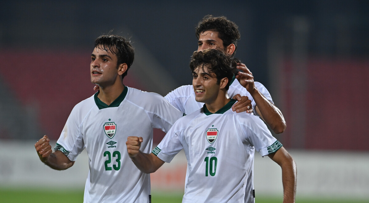 U23 Jordan và U23 Iraq quyết tâm giành chiến thắng (Ảnh: Twitter)