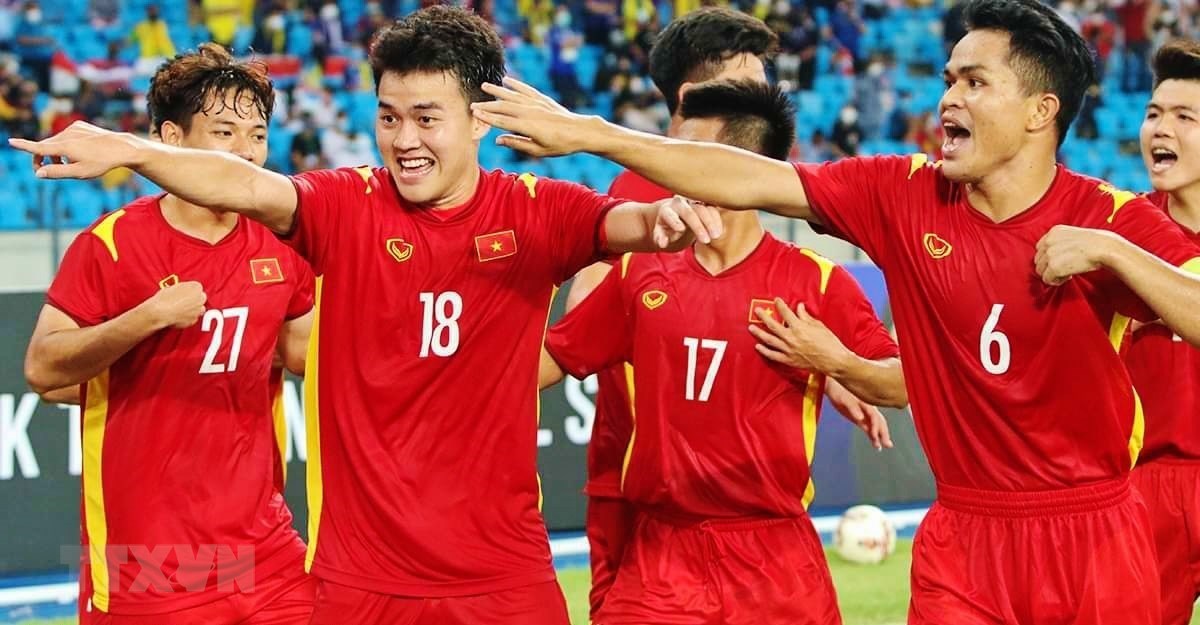 U23 Thái Lan và U23 Việt Nam tái ngộ ở U23 Asian Cup 2022 (Ảnh: TTXVN)