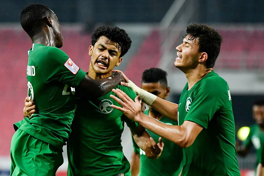 U23 Ả Rập Saudi sẽ có cuộc quyết chiến với U23 UAE (Ảnh: Twitter)