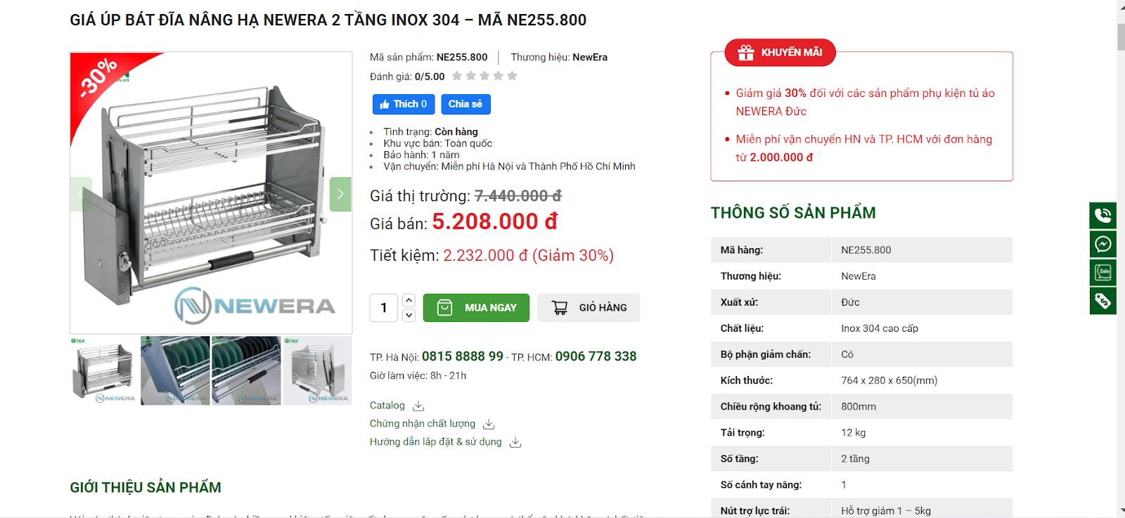 Tân Kỷ Nguyên - điểm dừng chân cho tín đồ mê phụ kiện tủ bếp - Ảnh 1