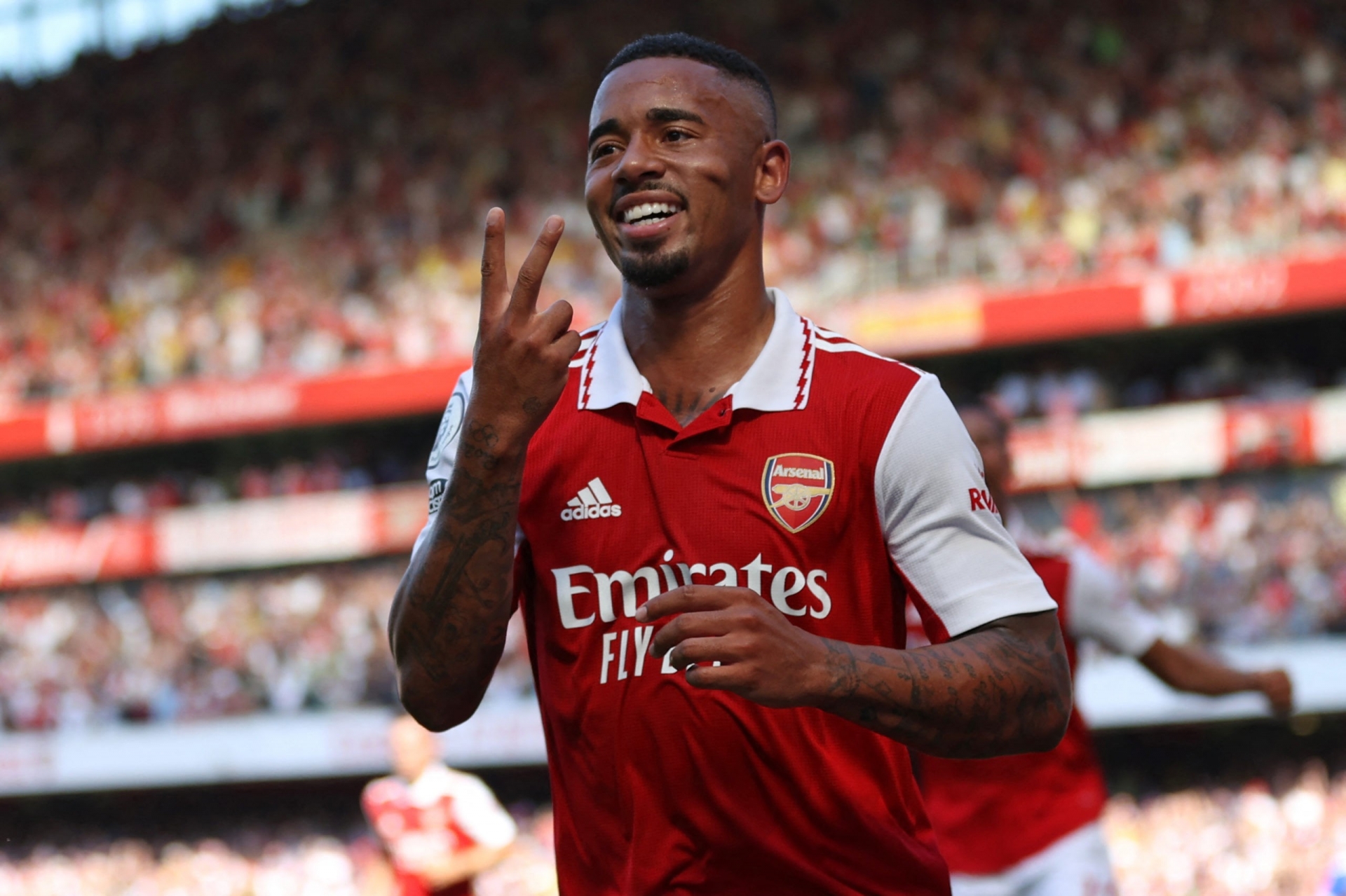 Gabriel Jesus là món hàng chất lượng của Arsenal (Ảnh: Twitter)