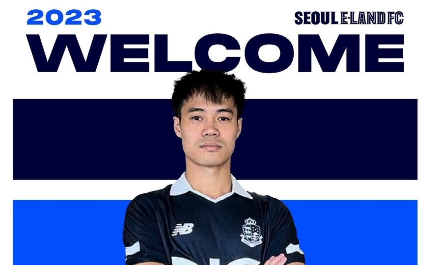 Chiếc áo số 9 là sự ưu đãi lớn của CLB Hàn Quốc dành cho Văn Toàn. Ảnh: Trang chủ CLB Seoul E-Land