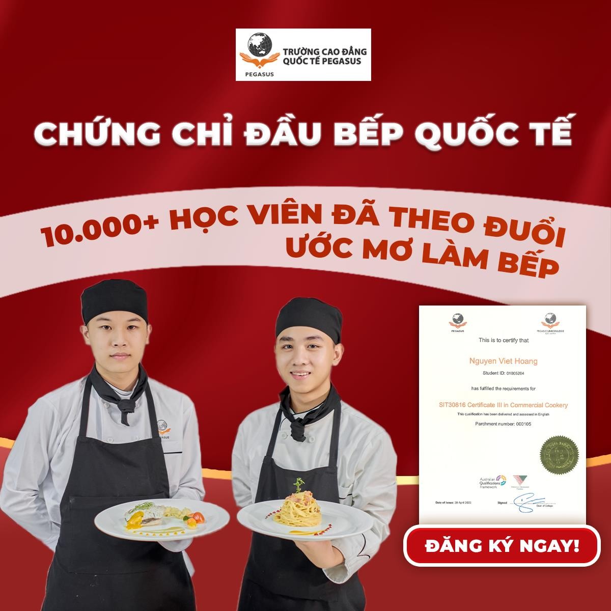 Cơ hội chuyển tiếp du học và định cư với chương trình bằng cấp Úc tại Pegasus - Ảnh 1
