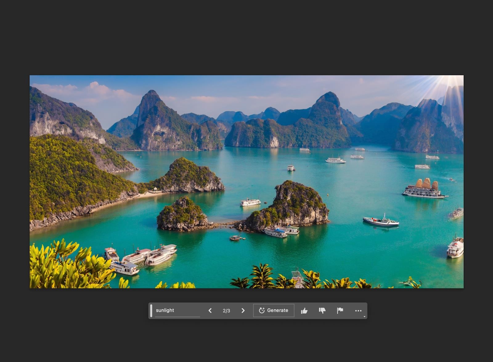 Vậy là chúng ta đã có một bức tranh dài hơn, khác hơn so với ban đầu nhưng rất tự nhiên