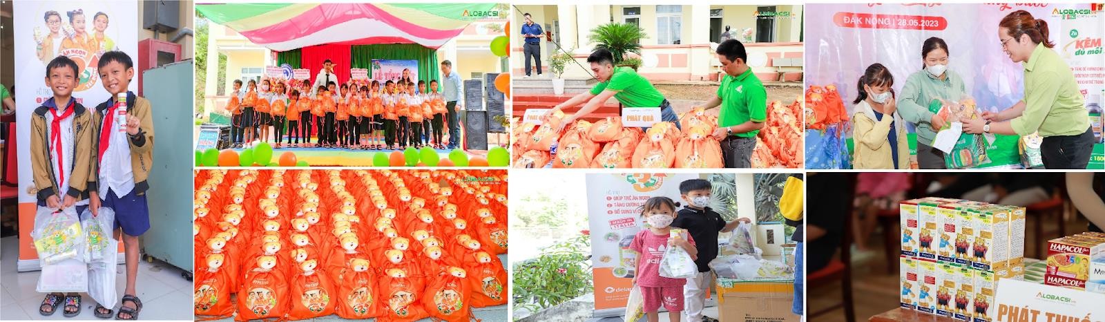  Bên cạnh Hành trình vi chất được khởi xướng từ năm 20219, Công ty cổ phần Dược phẩm Delap thường xuyên thực hiện các chương trình hướng về cộng đồng