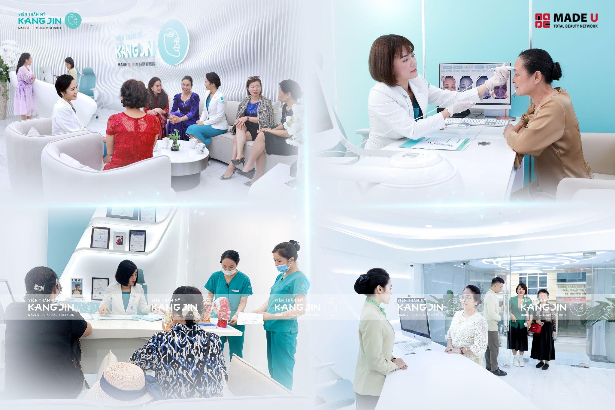 Viện thẩm mỹ Kangjin là viện trẻ hóa da công nghệ Hàn Quốc uy tín tại Việt Nam, được hàng triệu khách hàng lựa chọn