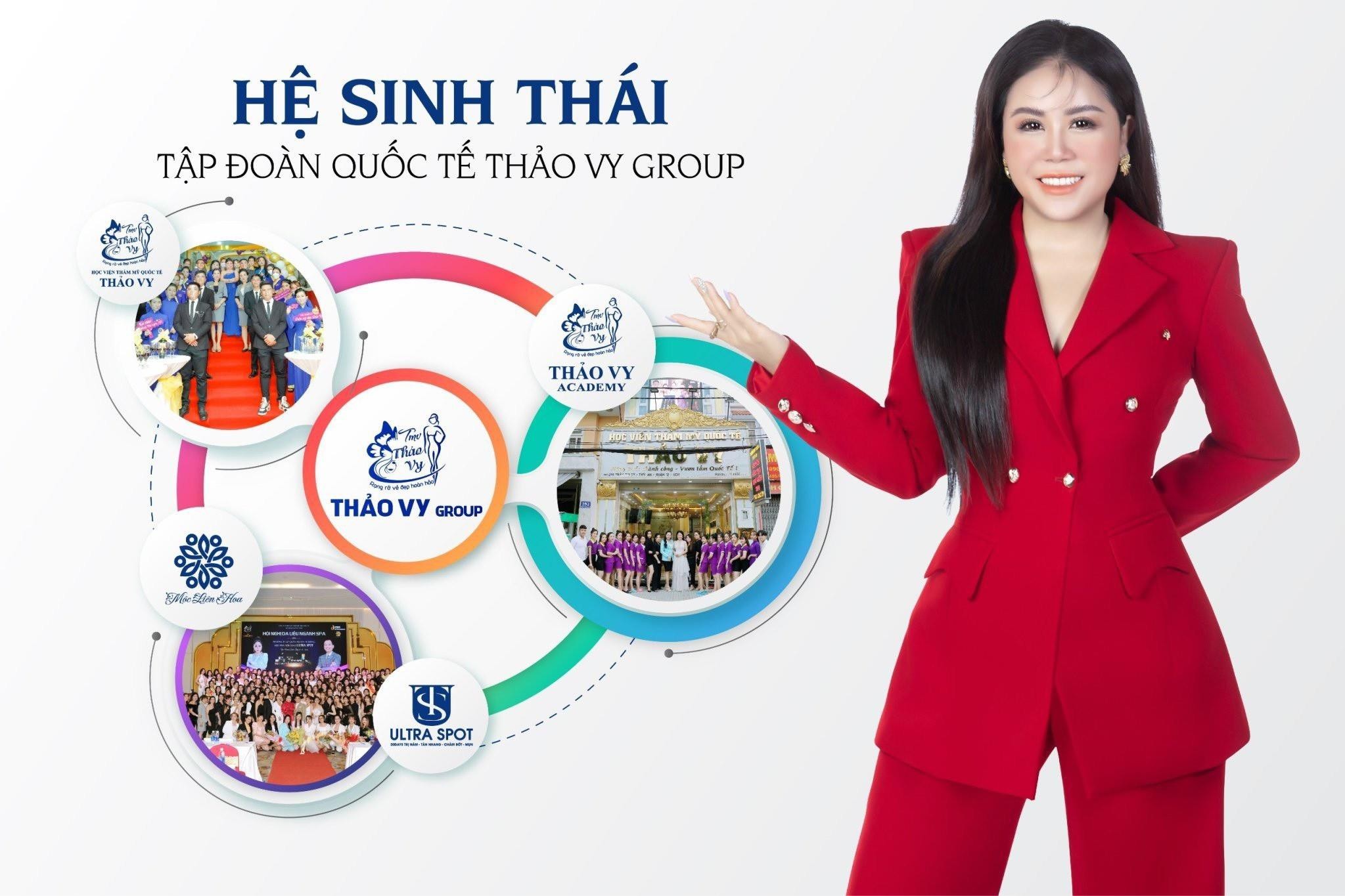  Tài năng của Nguyễn Thị Thu Thảo đã được mọi người công nhận và tin tưởng khi sáng lập hệ sinh thái gồm ba nhóm thương hiệu chiến lược đỉnh cao
