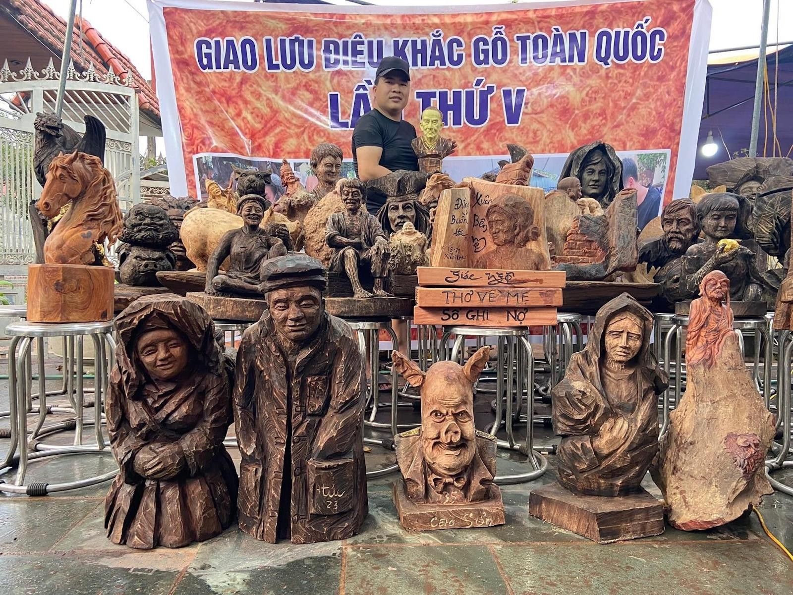 Nghệ Nhân Quốc Gia Ngô Xuân Chinh: Đam mê “thổi hồn” vào đồ gỗ mỹ nghệ - Ảnh 1