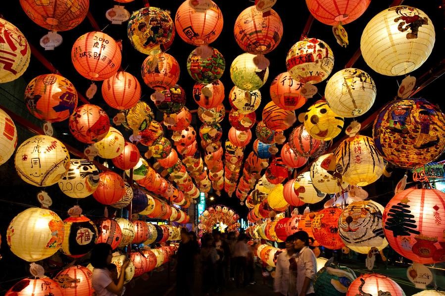 Sắc màu rực rỡ tại lễ hội đèn lồng Trung Quốc (Ảnh: Sưu tầm)