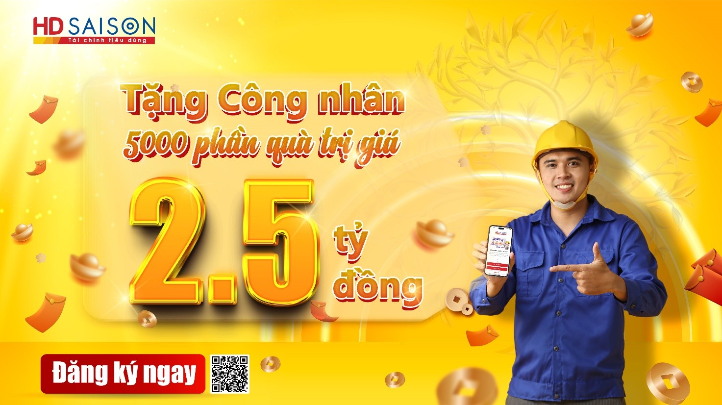 HD SAISON dành tặng 5.000 phần quà với tổng giá trị 2,5 tỷ đồng hỗ trợ Công nhân cả nước đón Tết sum vầy - Ảnh 1
