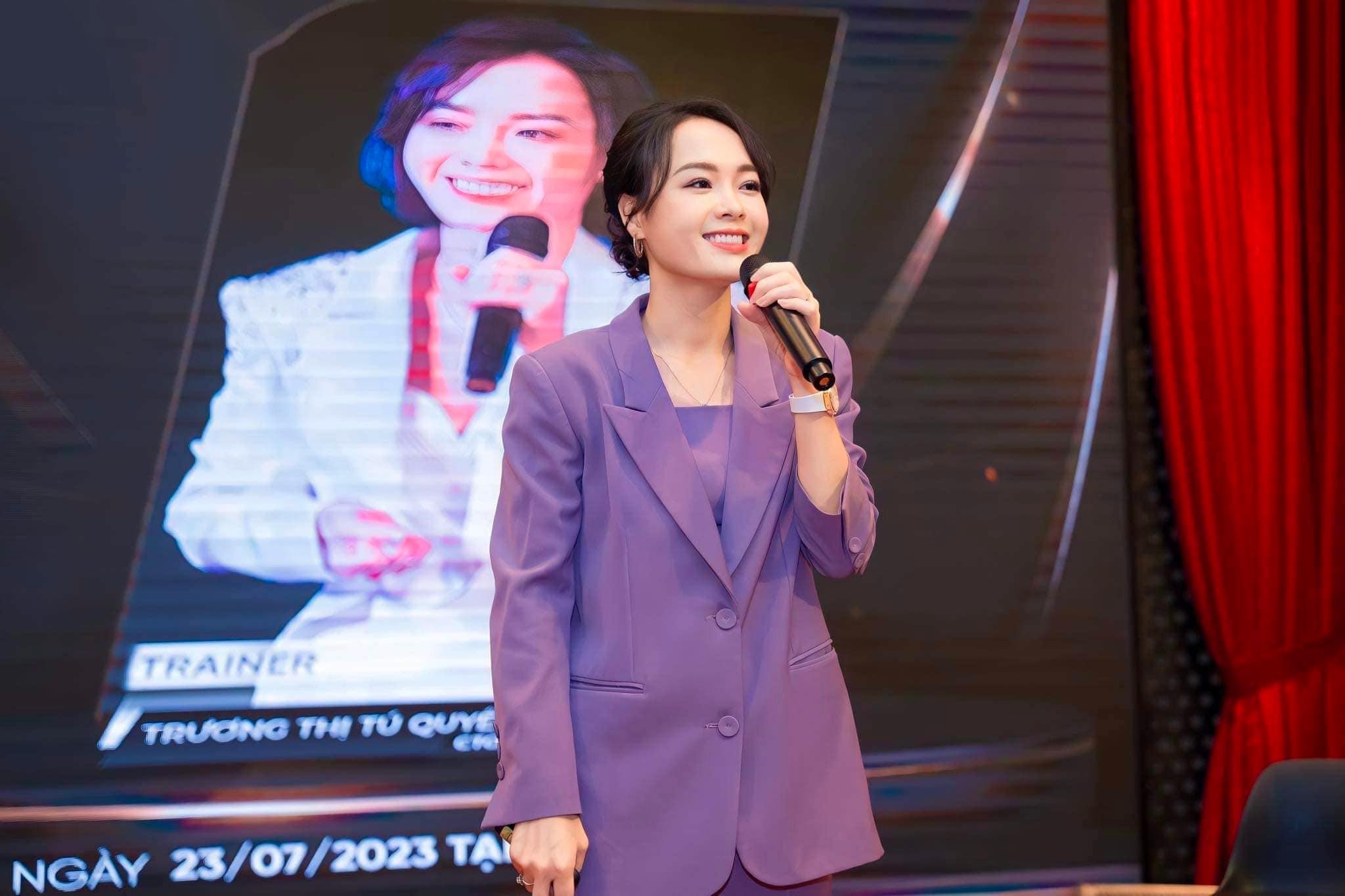 Chị Trương Thị Tú Quyên chia sẻ bí quyết phát triển kinh doanh trong lĩnh vực giáo dục