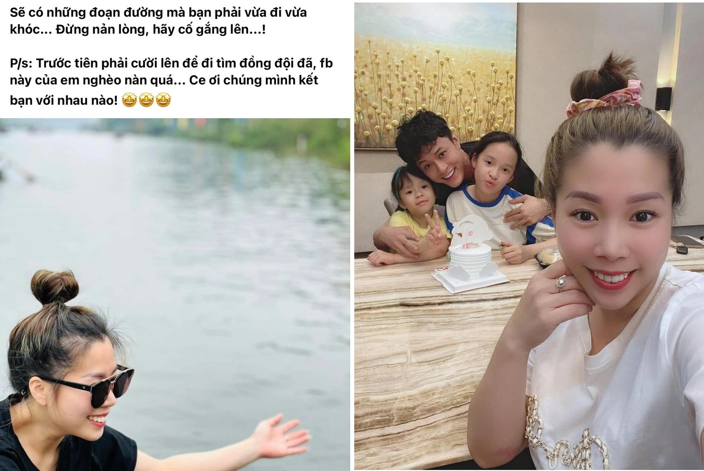 Động thái mới đây của bà xã Hồng Đăng nhận được nhiều sự quan tâm của cộng đồng mạng. Ảnh FBNV