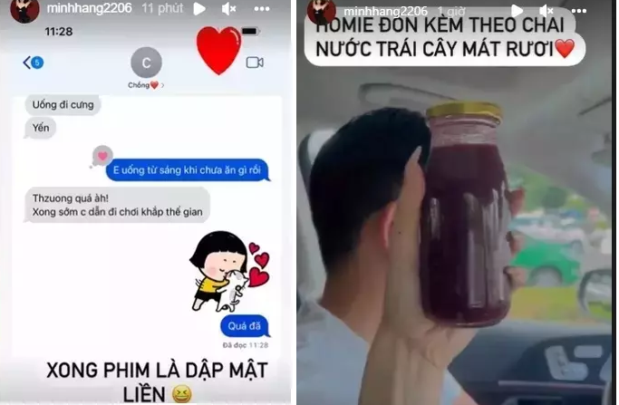 Cuộc hôn nhân hạnh phúc của Minh Hằng với ông xã doanh nhân. Ảnh chụp màn hình