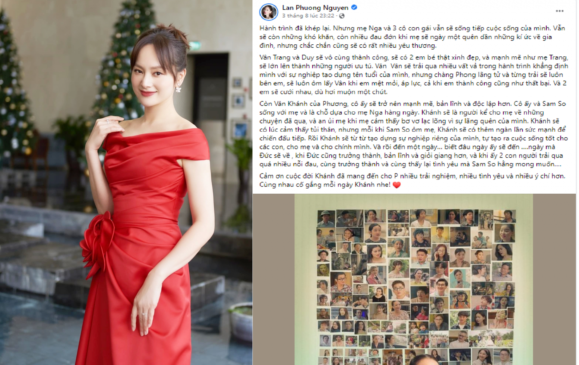 Lan Phương bất nhờ nhắn nhủ đến Hồng Đăng giữa bê bối chấn động. Ảnh chụp màn hình