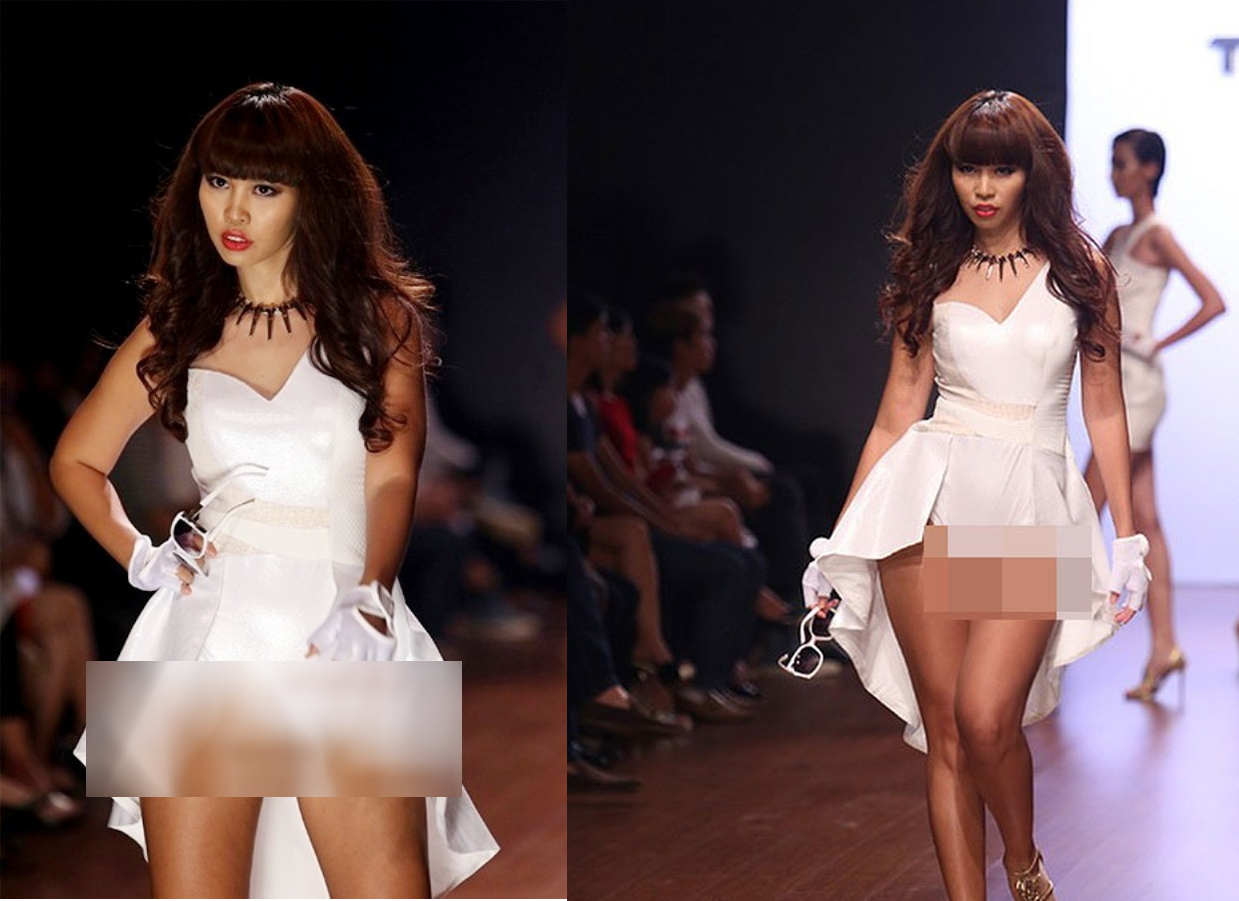 Mặc bị phạt, Hà Anh vẫn 'ngựa quen đường cũ' khi liên tục diện trang phục kém duyên.