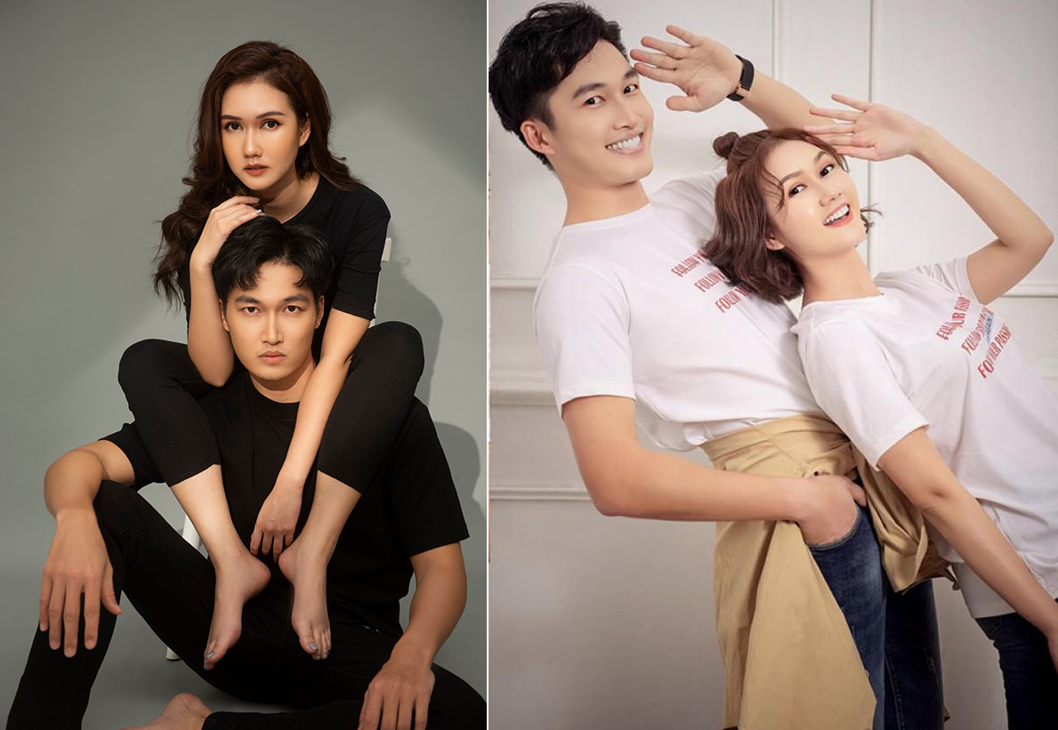 Những hình ảnh ngọt ngào của Hương Giang và Đình Tú khi còn bên nhau.Ảnh FBNV