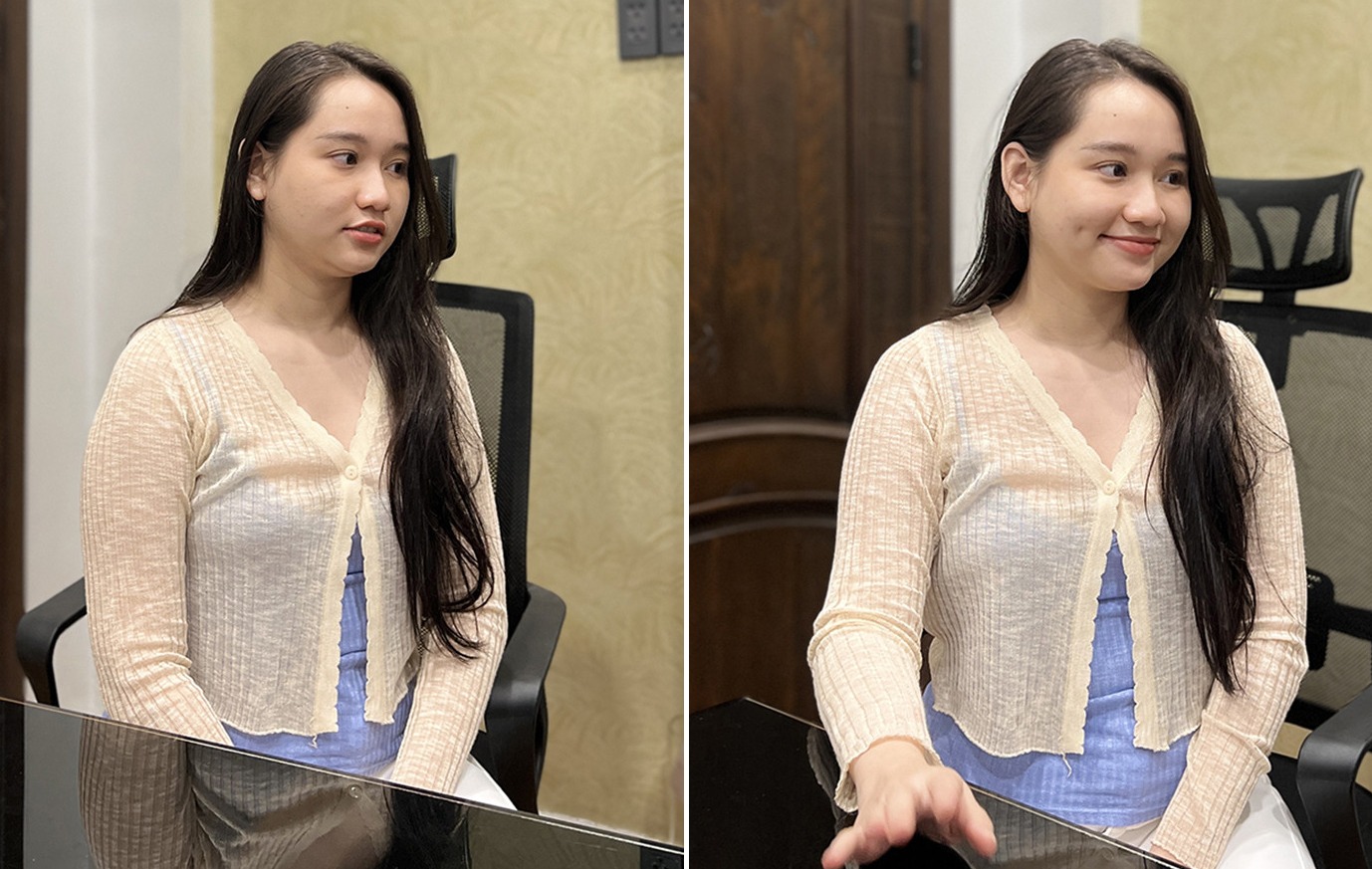 Hình ảnh hiện tại của diễn viên Trúc Anh 'Mắt biếc'.