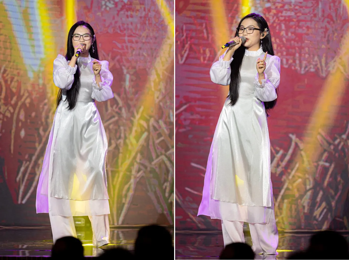 Phương Mỹ Chi khôn khéo trong cách xử lý sự cố trên sân khấu.