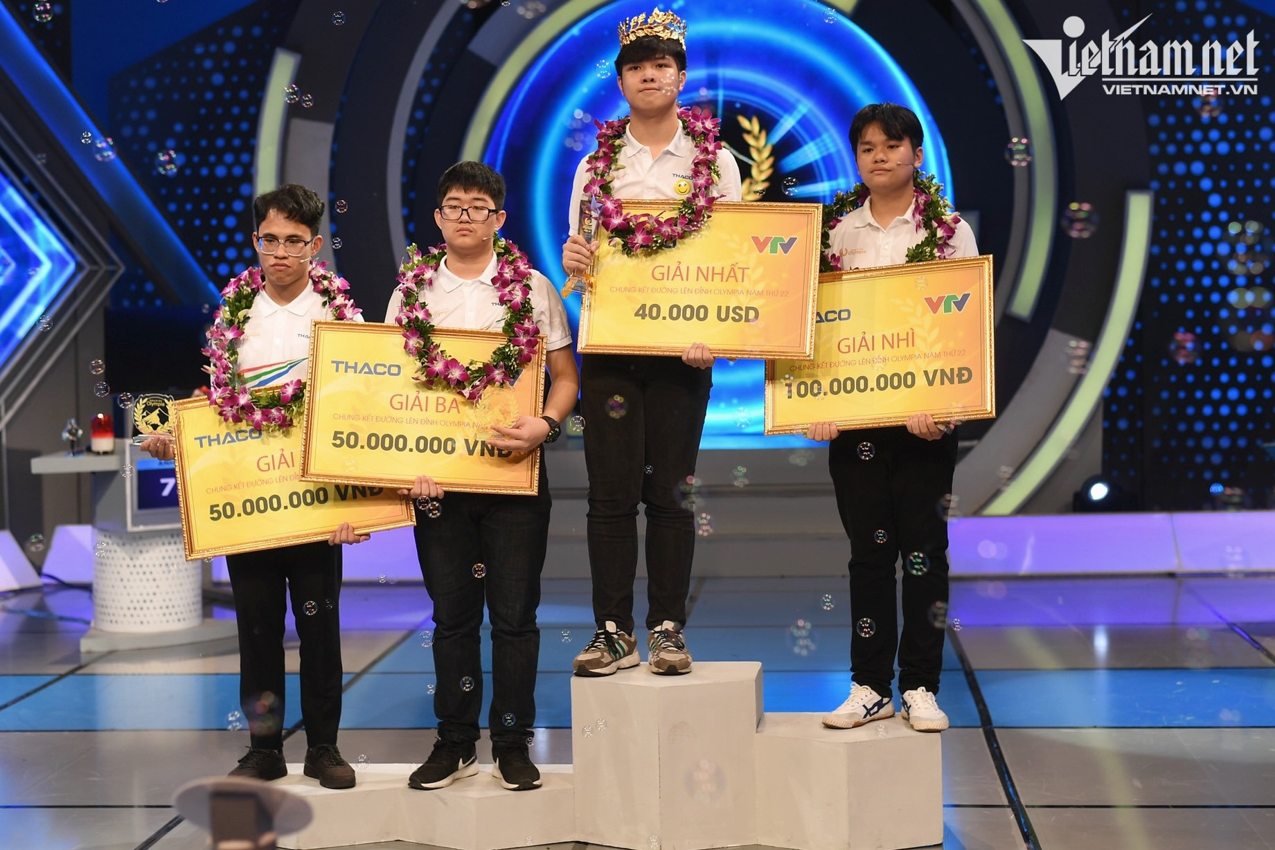 'Đường lên đỉnh Olympia' năm 22 vừa kết thúc. Ảnh Vietnamnet 'Đường lên đỉnh Olympia' năm 22 vừa kết thúc. Ảnh Vietnamnet