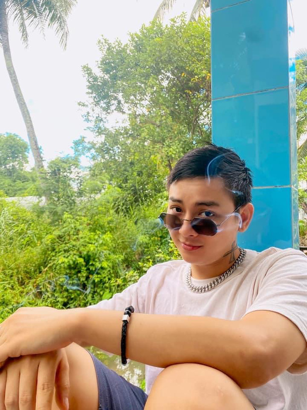 Hình ảnh Hoài Lâm sau khi về quê. Ảnh FBNV