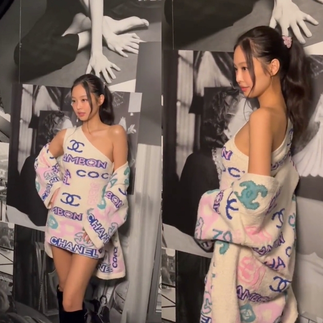 Jennie xuất hiện xinh đẹp tại tuần lễ thời trang. Ảnh Twitter @NEWSJENNl Jennie xuất hiện xinh đẹp tại tuần lễ thời trang. Ảnh Twitter @NEWSJENNl