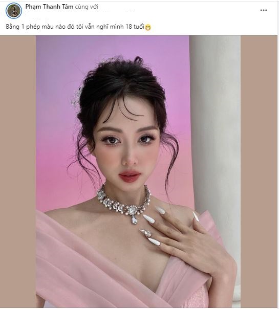 Bài đăng trên trang cá nhân của Tâm Tít. Ảnh chụp màn hình Bài đăng trên trang cá nhân của Tâm Tít. Ảnh chụp màn hình
