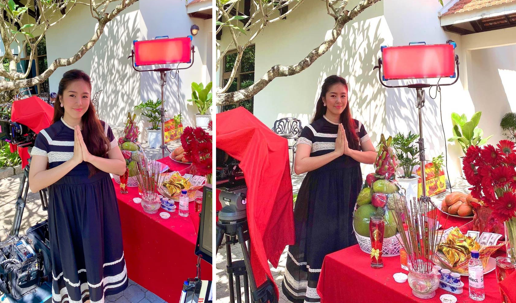 Lộ vòng 2 to bất thương, Lê Phương bị nghi mang bầu lần 3. Ảnh FBNV