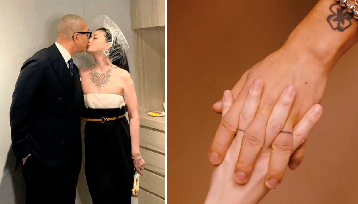 Từ Hy Viên khoe 'dấu vết tình yêu' với chồng mới