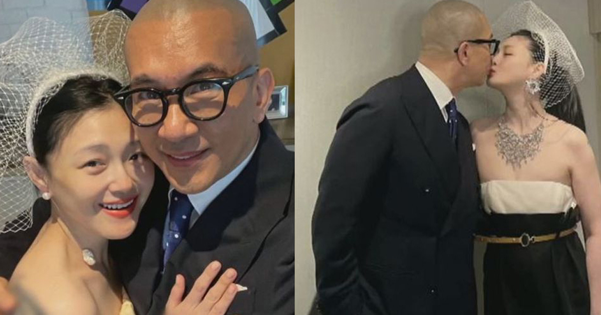 Từ Hy Viên và chồng mới mặn nồng bên nhau.