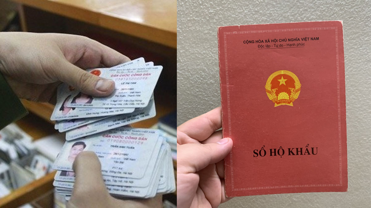 Làm CCCD gắn chip không cần đến sổ hộ khẩu. Ảnh minh họa