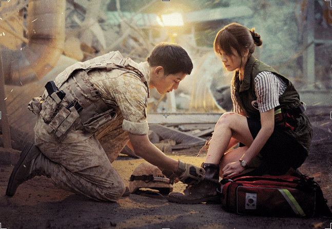 Song Hye Kyo và Song Joong Ki khi còn bên nhau trong 'Hậu duệ mặt trời'. Song Hye Kyo và Song Joong Ki khi còn bên nhau trong 'Hậu duệ mặt trời'.