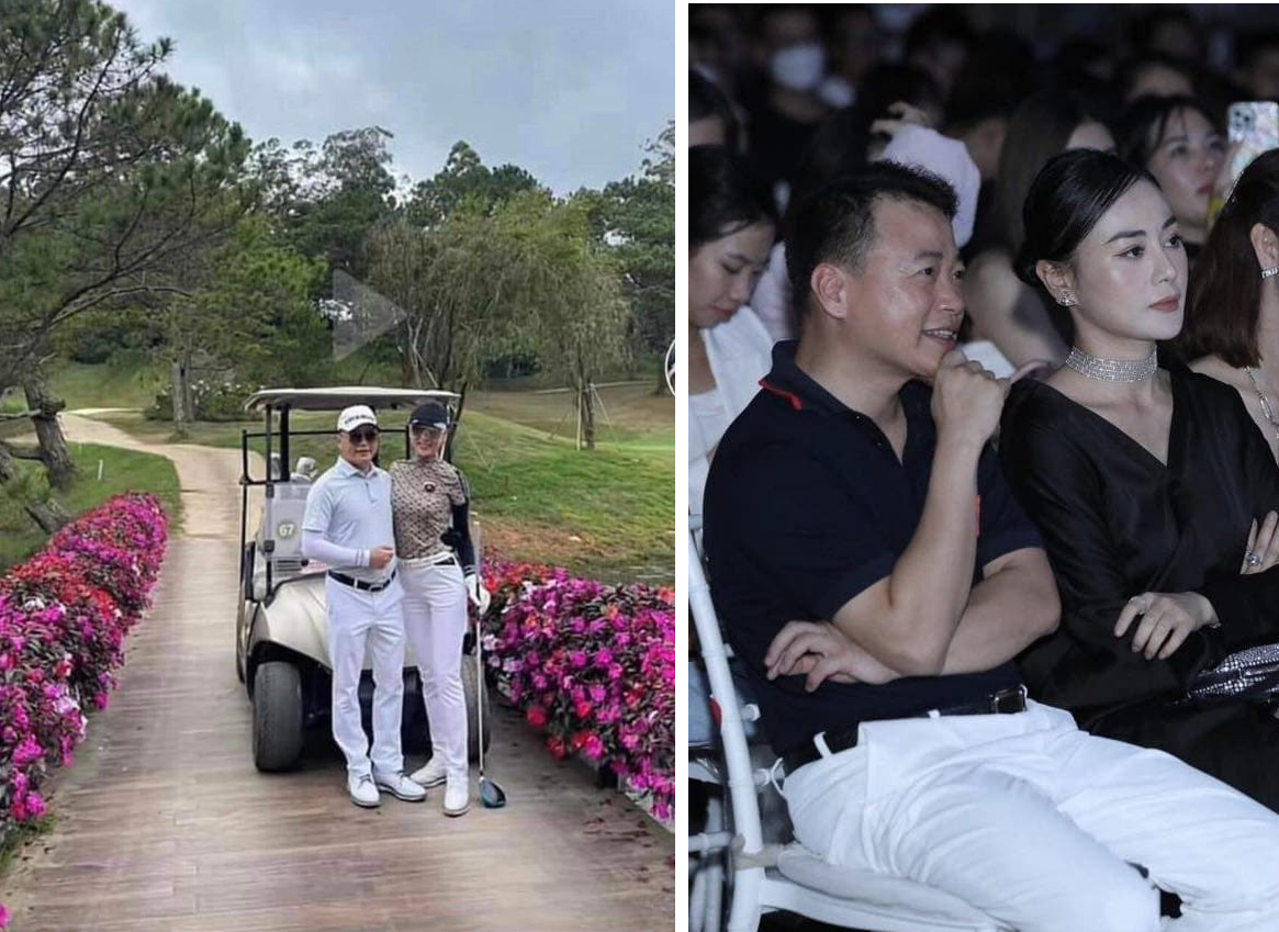 Phương Oanh và những lần hẹn hò cùng với bạn trai doanh nhân. Ảnh FB