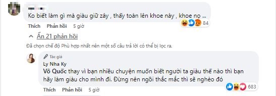 Nữ diễn viên đáp trả đầy khéo léo. Ảnh chụp màn hình Nữ diễn viên đáp trả đầy khéo léo. Ảnh chụp màn hình