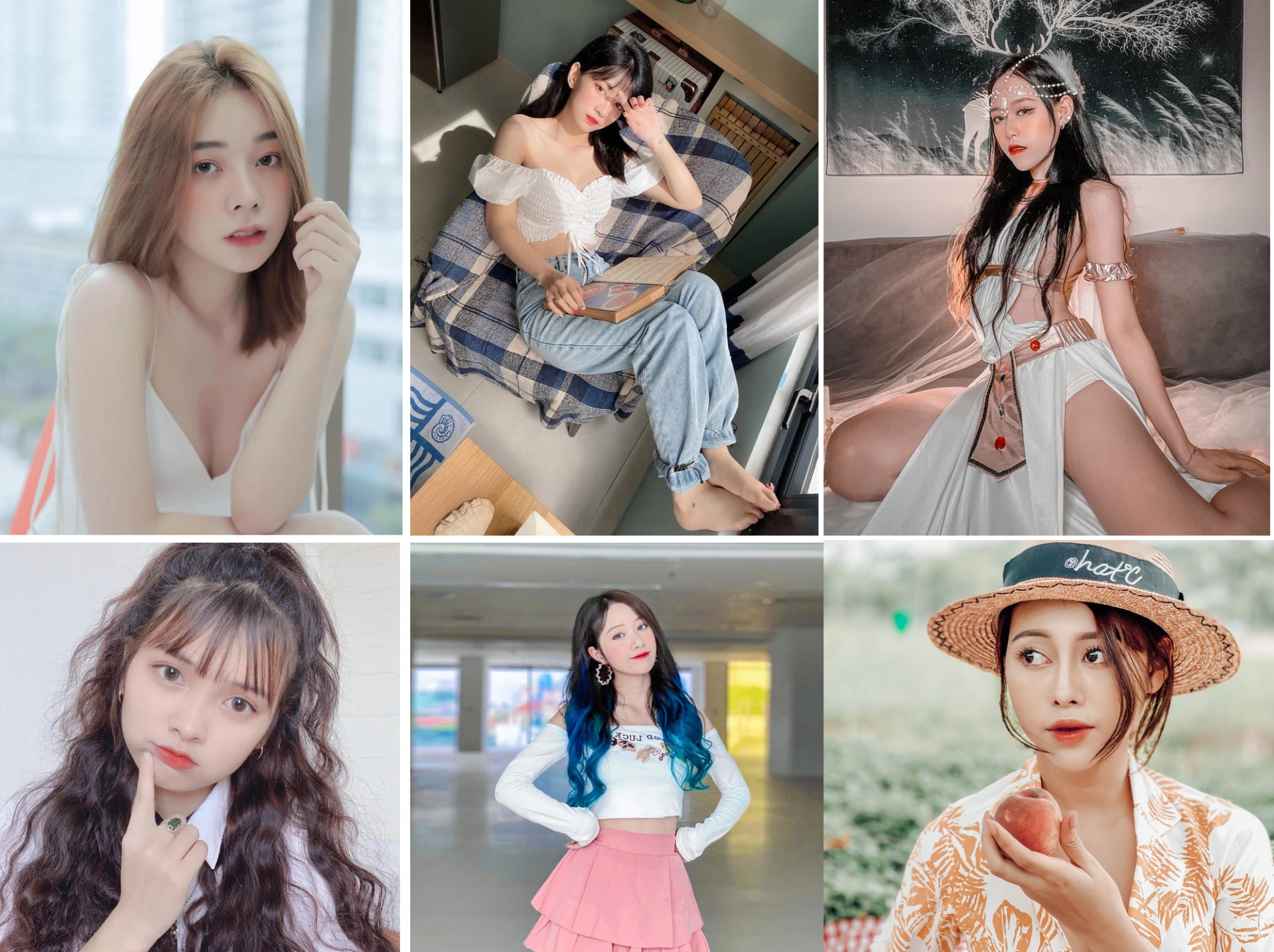 Loạt hình ảnh các hotgirl TikTok nổi đình đám tại Việt Nam