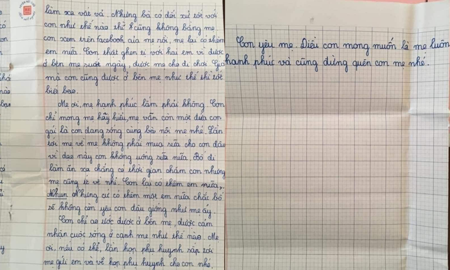 Nội dung bức thư gây bão mạng xã hội. Ảnh FB