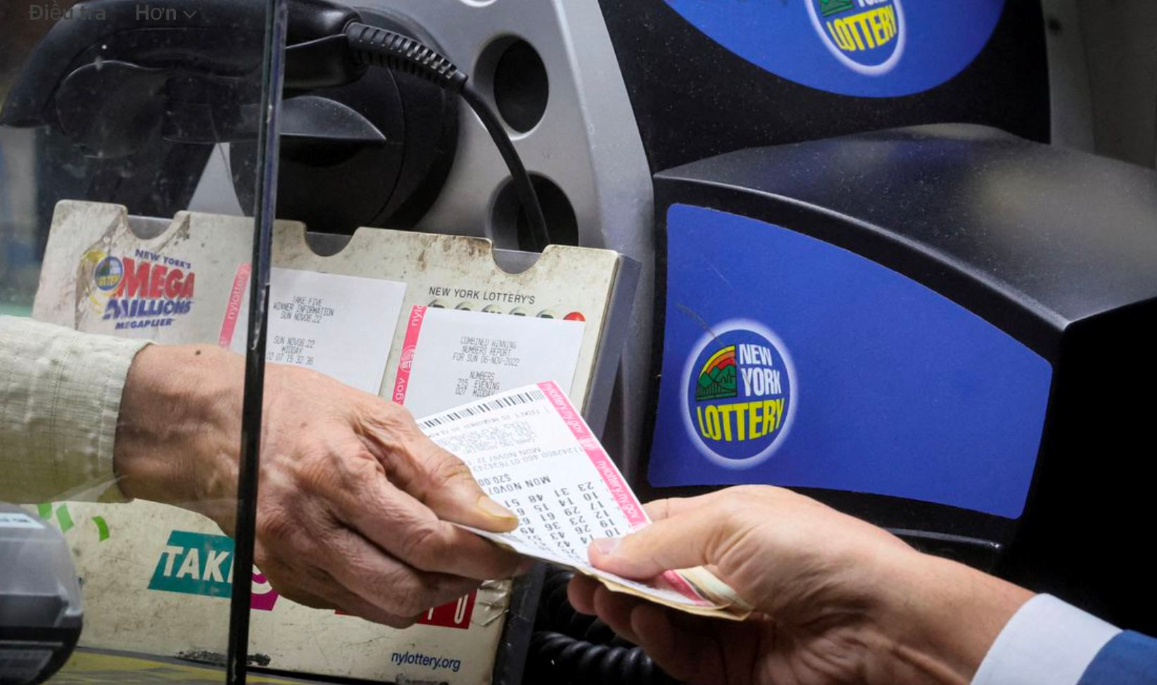 Một người ở California (Mỹ) vừa trúng số giải độc đắc 2,04 tỉ USD. Ảnh AP