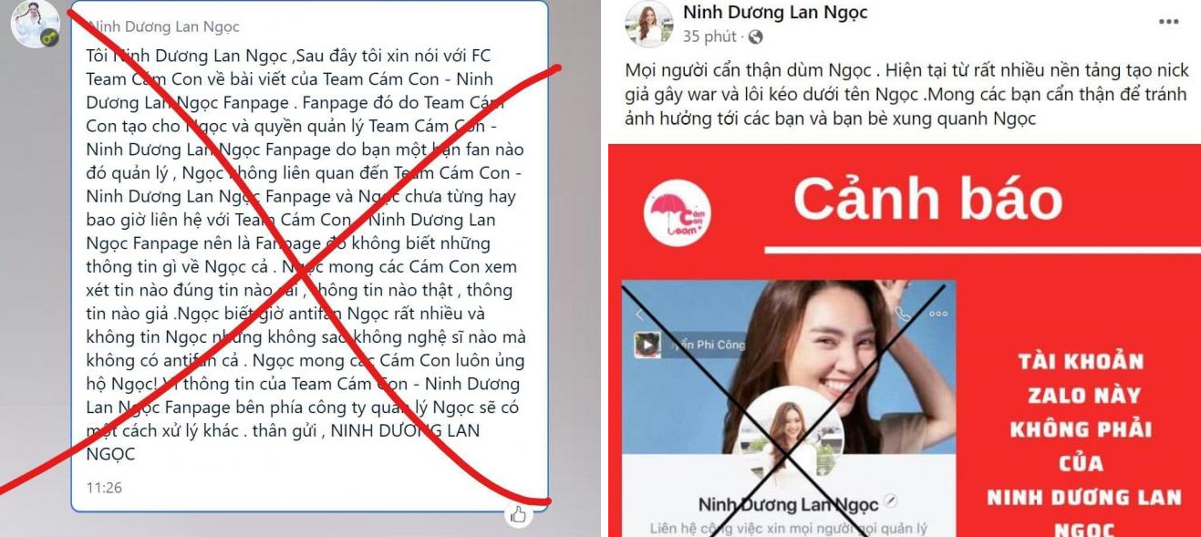 Ninh Dương Lan Ngọc nhiều lần bị kẻ xấu mạo danh