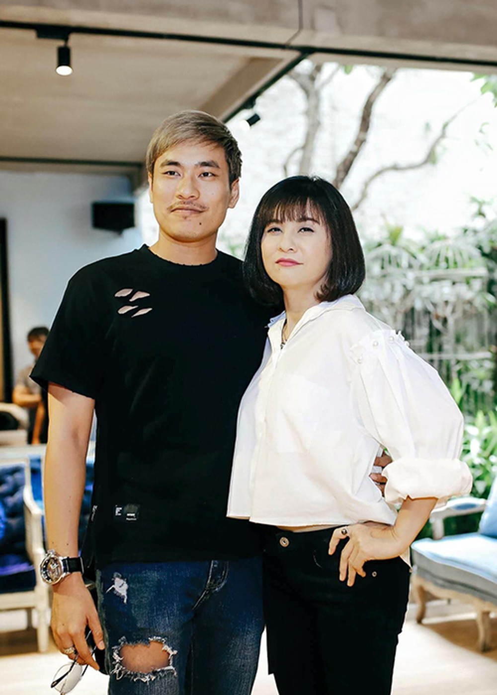 Cát Phượng và Kiều Minh Tuấn thời còn mặn nồng.