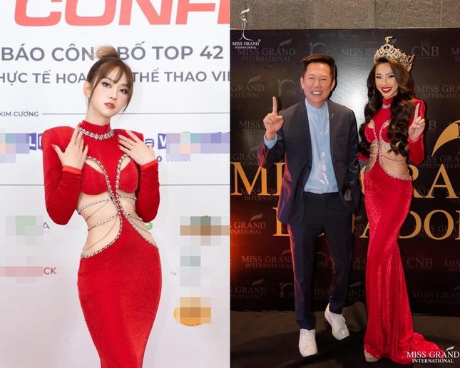 Lê Bống cũng diện chiếc váy giống Hoa hậu Thùy Tiên. Lê Bống cũng diện chiếc váy giống Hoa hậu Thùy Tiên.