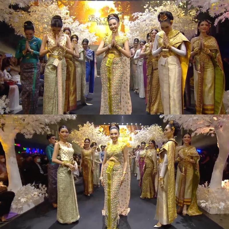 Thùy Tiên cũng từng tham gia ở cuộc thi Hoa hậu Hòa bình Thái Lan 2022 với vị trí vedette.