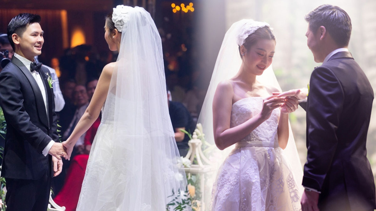 Đám cưới của Đỗ Mỹ Linh và con trai bầu Hiển.