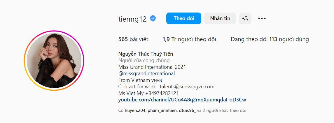 Thùy Tiên nhận tin vui cực khủng. Ảnh chụp màn hình