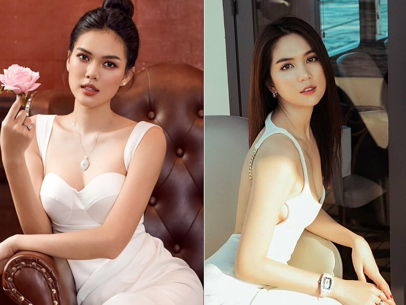 Lê Ngọc Trinh từng bị so sánh với 'nữ hoàng nội y'. Ảnh FBNV