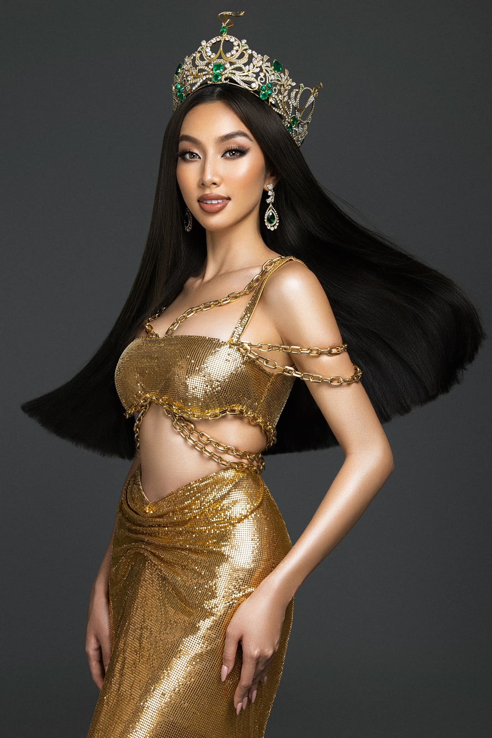 Hình ảnh chưa từng được hé lộ của Hoa hậu Thùy Tiên. Ảnh FB Louis Huy Đặng