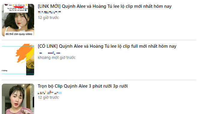 Trên mạng xã hội xôn xao clip liên quan đến Quỳnh Alee. Ảnh FB Trên mạng xã hội xôn xao clip liên quan đến Quỳnh Alee. Ảnh FB