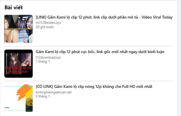 Gấm Kami bất ngờ được tìm kiếm nhiều trên mạng xã hội. Ảnh chụp màn hình Gấm Kami bất ngờ được tìm kiếm nhiều trên mạng xã hội. Ảnh chụp màn hình