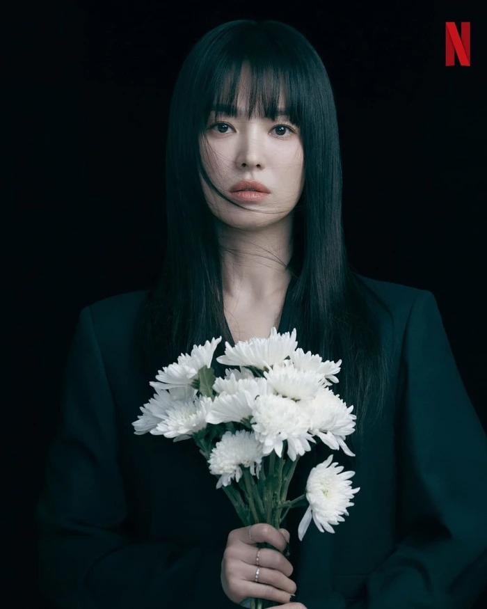 Tạo hình mới của Song Hye Kyo ở phim mới. Ảnh internet