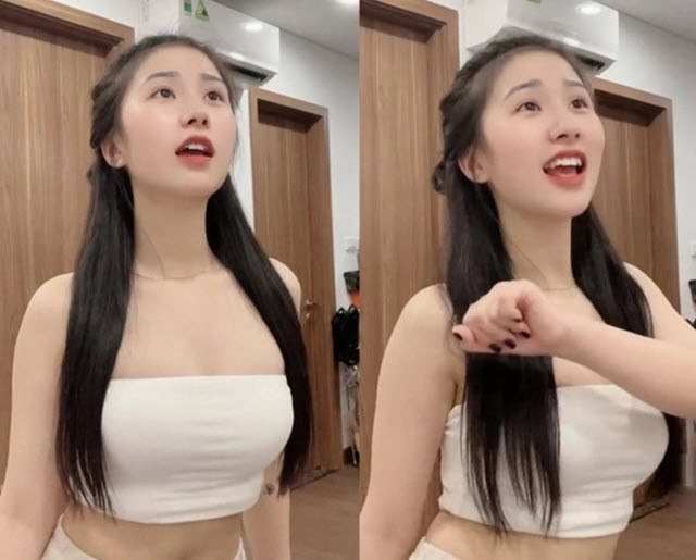 Tiểu Hý từng gây sốt với video nhảy trên nền nhạc 'Hạ còn vương nắng'. Ảnh cắt từ clip Tiểu Hý từng gây sốt với video nhảy trên nền nhạc 'Hạ còn vương nắng'. Ảnh cắt từ clip