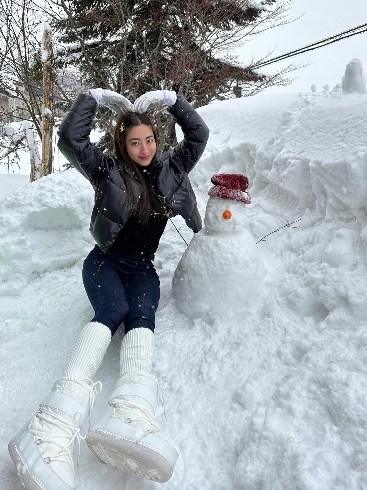 Lương Thùy Linh công khai người yêu nhưng nó lạ lắm. Ảnh FBNV