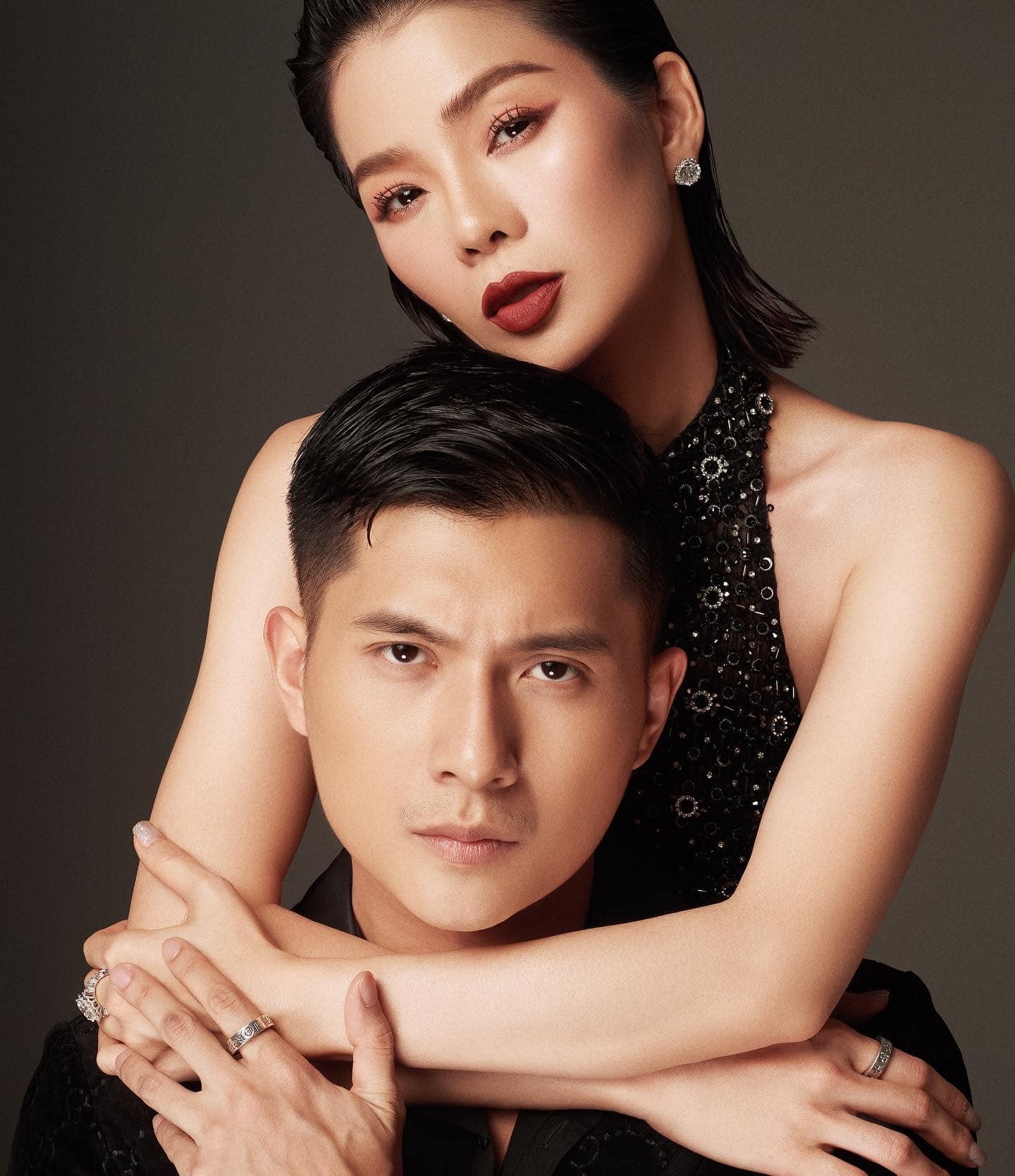 Chuyện tình đầy ngưỡng mộ của Lệ Quyên và Lâm Bảo Châu. Ảnh FBNV